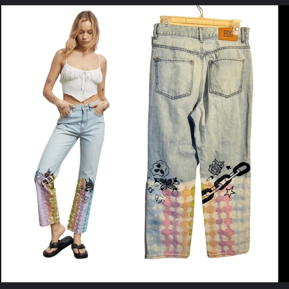 NEW with tags! Urban Outfitters BDG
Painted Jeans, 27 - Picture 2 of 6